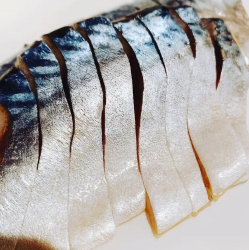 Grilled marinated mackerel