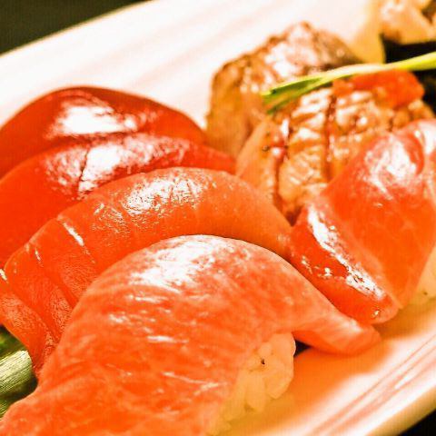 正宗的寿司，您可以享受江户前的技术