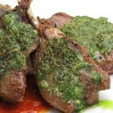 Grilled Lamb Chops Herb Sauce (1 piece)