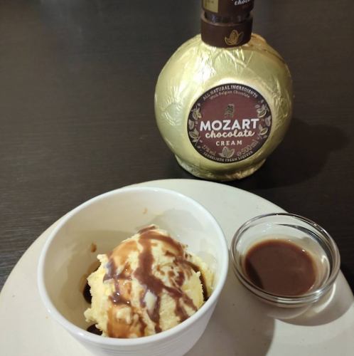 チョコリキュールアイス