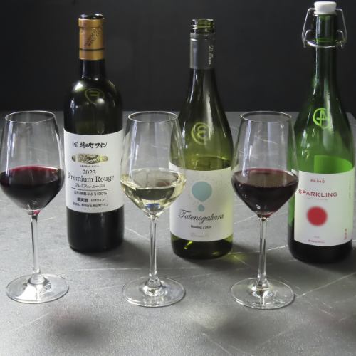 ワイン飲み比べ