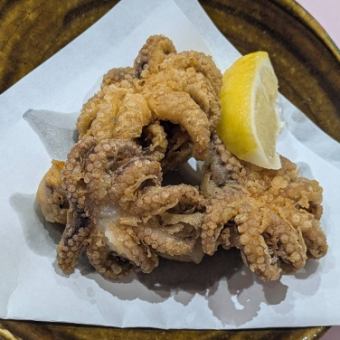 イイダコの姿唐揚げ