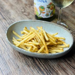 Anchovy butter fries