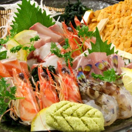 [All-you-can-eat] 26 or more kinds [All-you-can-drink] 50 kinds!! All-you-can-eat and drink course includes deluxe sashimi + horse sashimi + motsu nabe + wagyu steak 6000 yen tax included
