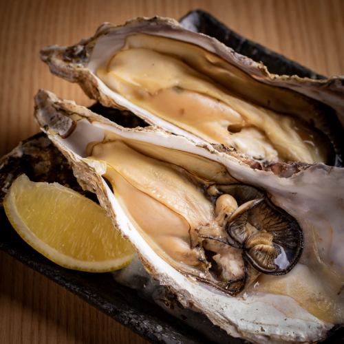 Steamed oysters