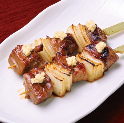 [Directly delivered from Obihiro, Hokkaido] 1 raw lamb Genghis Khan skewer