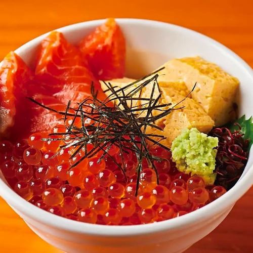 《Kitamae》Toro salmon salmon roe bowl