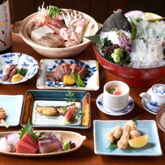 [Having a luxurious banquet tonight♪] Premium limited course★10,000 yen including 3 hours of all-you-can-drink