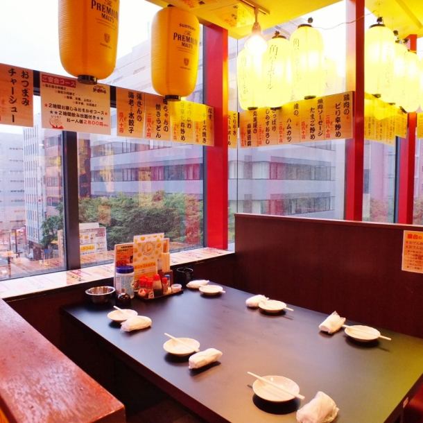 For various banquets! [Box seats] Box seats perfect for 4 to 6 people are full of private feeling ♪