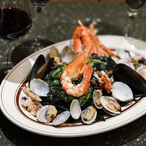 渔夫风味意面配新鲜海鲜