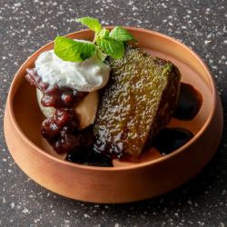 焦糖抹茶巴斯克起司蛋糕