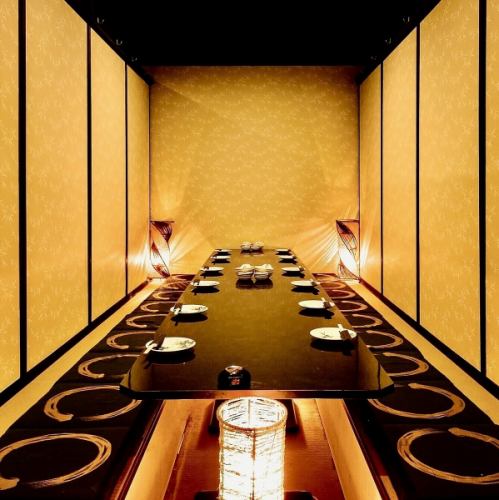 Japanese modern private room for 2 to 100 people