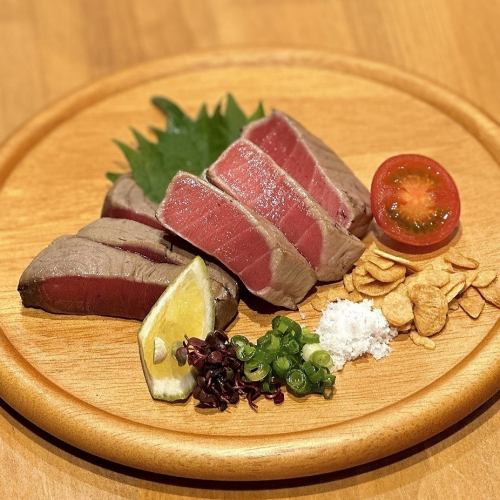 【オススメ】トリメロ焼き～ねぎ味噌と天日塩～/本日の藁焼き