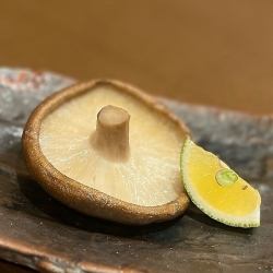 しいたけの酒蒸し焼き