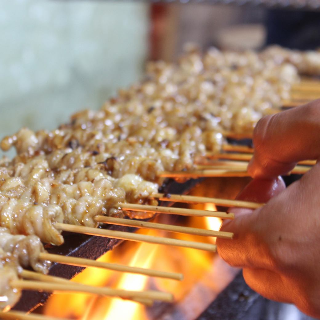 [Yamagata Station East Exit] Hakata's Specialty Chicken Skin Skewer!! Enjoy the Authentic Taste at Our Shop