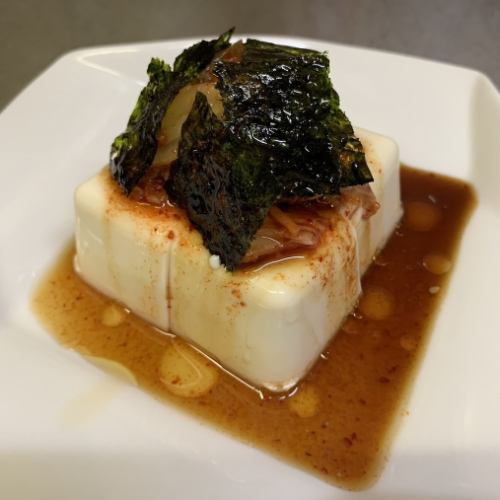 Korean-style chilled tofu