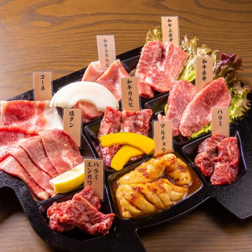 Plenty of Yakiniku, cooked meat, etc.♪