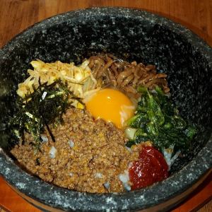 Stone-grilled bibimbap