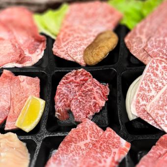 【高野豪华顶级套餐】严选顶级肉类和菜肴7,000日元（含税）18道菜品无限畅饮！