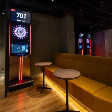 ただの飲み会じゃ物足りないときには、ダーツバーで盛り上がろう！シックでお洒落な非日常空間で、楽しいひとときをお過ごしいただけます♪パーティーのご相談やお問い合わせはお気軽に店舗までどうぞ！