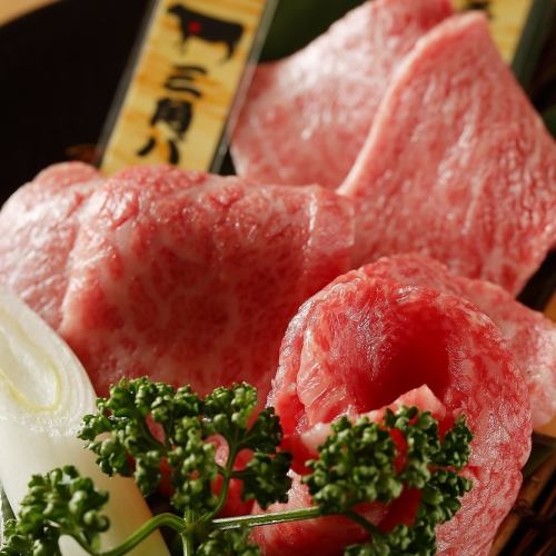 Assortment of 3 kinds of Japanese black beef