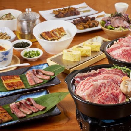 ≪5,000円税込≫やどきコース(鰻&牛肉)12品