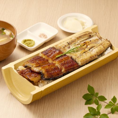 Grilled eel and white fried rice