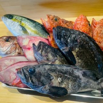 〔料理のみ〕直送鮮魚の刺身を楽しむお手軽コース 4000円(税込4400円)