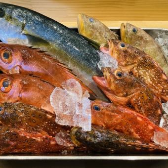 〔料理のみ〕市場直送魚介を贅沢に堪能するコース 6000円(税込6600円)