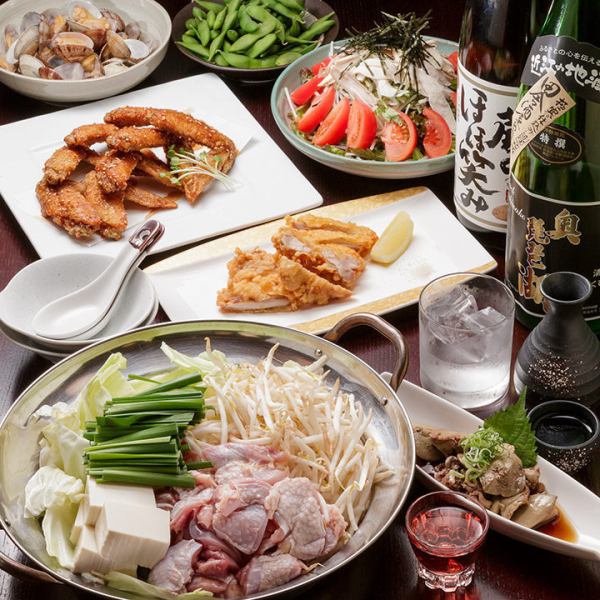 [9 dishes in total] 90-minute course with all-you-can-drink to enjoy the appeal of Nagoya Cochin] 5,500 yen (tax included)