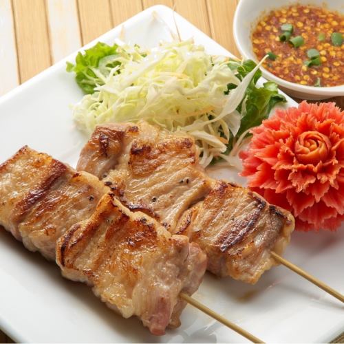 Grilled Pork Skewers with Black Pepper Flavor (Muyan Thai Garden)