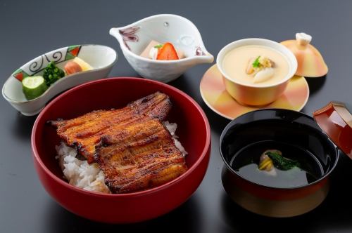 Edo-style grilled eel meal