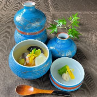 会席コースに追加していただける茶碗蒸