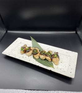 Oyster butter, rock seaweed sauce