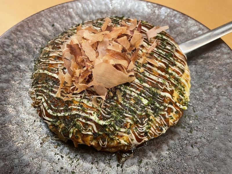 [Okonomiyaki, another popular product] There are only 2 types of main dishes!!
