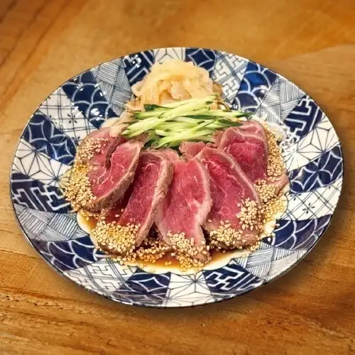 黒酢よだれ牛冷製仕立て