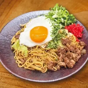 京都九條蔥牛筋炒麵