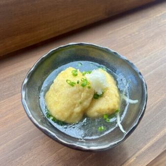 島豆腐のあげだし
