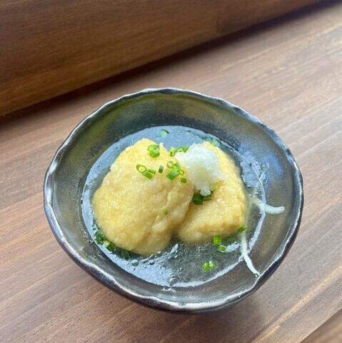 島豆腐のあげだし