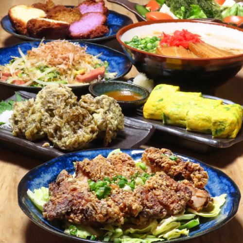 現地から仕入れる沖縄食材