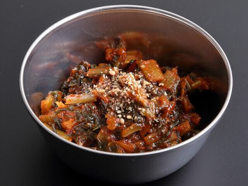 名物！半殺しキムチ