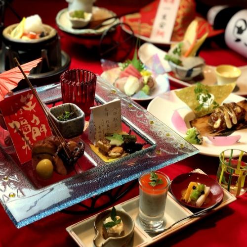 All-you-can-drink course from 6,050 yen (included)