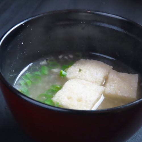 本日の味噌汁