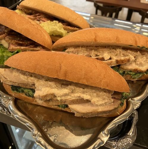 ローストポークとツナソース