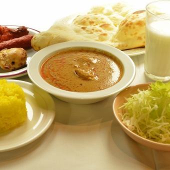 【ランチ限定】♪お好きなカレー＆チキンティッカ  ♪Hセット 1200円(税込)