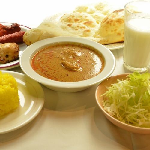 【カレー＆チキンティッカセット】
