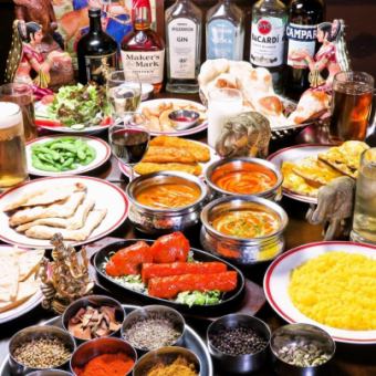 【宴会におすすめ☆】【2時間食べ飲み放題付】全5種食べ放題含全1４品☆4,500→3,500円（税込）