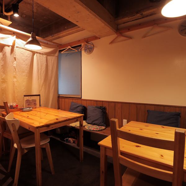 [The table is a semi-private room ♪] The table is a semi-private room separated by curtains, so it is a private space! You can spend time without worrying about the surroundings ◎ It is a casual but chic atmosphere.It will also be a countermeasure against the new coronavirus, so please enjoy your meal with confidence ♪ We recommend connecting seats for medium to large banquets ★
