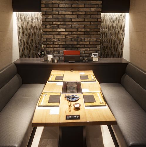We have completely private rooms available.