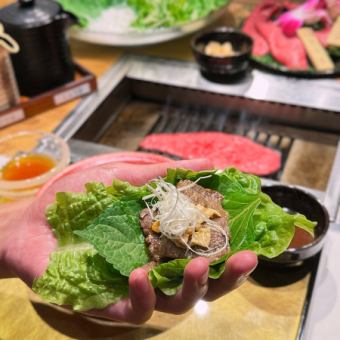 【北新地コース】計8品★13,200円(税込)色んな種類のお肉を楽しみたい方女性にお勧め